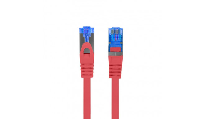 PATCHCORD CAT.6A S/FTP LSZH CCA 0.5M RED FLUKE PASSED LANBERG