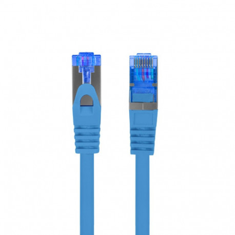 PATCHCORD CAT.6A S/FTP LSZH CCA 0.5M BLUE FLUKE PASSED LANBERG