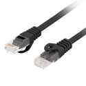 PATCHCORD CAT.6 UTP LSZH CU 1.5M BLACK FLUKE PASSED LANBERG