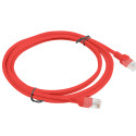 PATCHCORD CAT.6 UTP 2M RED FLUKE PASSED LANBERG