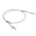 PATCHCORD CAT.6 UTP 1M GREY FLUKE PASSED LANBERG 10-PACK