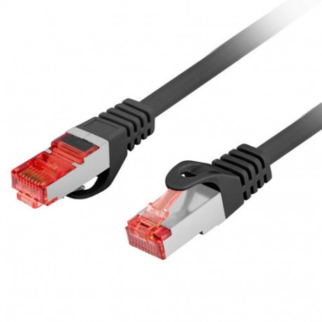 PATCHCORD CAT.6 S/FTP LSZH CU 5M BLACK FLUKE PASSED LANBERG