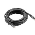 PATCHCORD CAT.6 FTP 5M BLACK FLUKE PASSED LANBERG