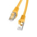 PATCHCORD CAT.6 FTP 15M ORANGE FLUKE PASSED LANBERG