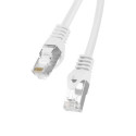 PATCHCORD CAT.6 FTP 0.5M WHITE FLUKE PASSED LANBERG