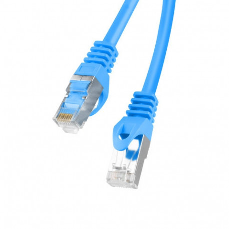 PATCHCORD CAT.6 FTP 0.5M BLUE FLUKE PASSED LANBERG