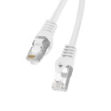 PATCHCORD CAT.6 FTP 0.5M WHITE FLUKE PASSED LANBERG