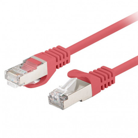 PATCHCORD CAT.6 FTP 0.25M RED FLUKE PASSED LANBERG
