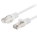 PATCHCORD CAT.6 FTP 0.25M WHITE FLUKE PASSED LANBERG
