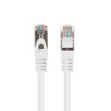 PATCHCORD CAT.6 FTP 0.25M WHITE FLUKE PASSED LANBERG