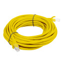 PATCHCORD CAT.5E UTP 5M YELLOW FLUKE PASSED LANBERG