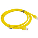 PATCHCORD CAT.5E UTP 2M YELLOW FLUKE PASSED LANBERG