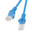 PATCHCORD CAT.5E UTP 1M BLUE FLUKE PASSED LANBERG 10-PACK
