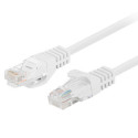 PATCHCORD CAT.5E UTP 1.5M WHITE FLUKE PASSED LANBERG 10-PACK