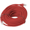 PATCHCORD CAT.5E UTP 15M RED FLUKE PASSED LANBERG