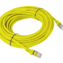 PATCHCORD CAT.5E UTP 10M YELLOW FLUKE PASSED LANBERG