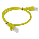 PATCHCORD CAT.5E UTP 0.5M YELLOW FLUKE PASSED LANBERG