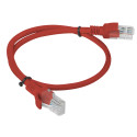 PATCHCORD CAT.5E UTP 0.5M RED FLUKE PASSED LANBERG 10-PACK
