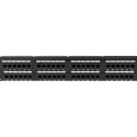 PATCH PANEL 48 PORT 2U 19" CAT.5E BLACK LANBERG