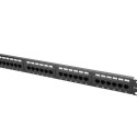 PATCH PANEL 24 PORT 1U 19" CAT.6 BLACK LANBERG