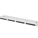 PATCH PANEL 24 PORT 0.5U 19" CAT.5E GREY LANBERG