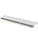 PATCH PANEL 24 PORT 0.5U 19" CAT.6 SHIELDED GREY LANBERG