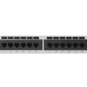 PATCH PANEL 12PORT 1U 10" CAT.6 GREY LANBERG