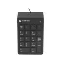 Natec numbriklaviatuur Goby USB, must (NKL-2022)