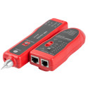 NETWORK LAN TESTER RJ45, RJ12, RJ11, COAXIAL CABLE WITH WIRE TRACKER AND IDENTIFIER LANBERG