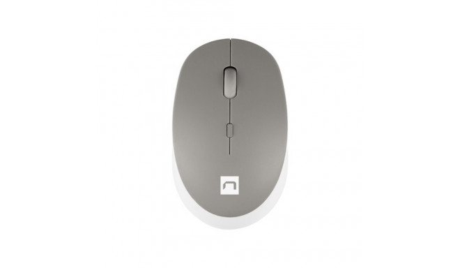 MOUSE NATEC HARRIER 2 SILENT WIRELESS 1600DPI BLUETOOTH 5.1 WHITE-GREY