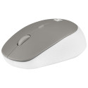 MOUSE NATEC HARRIER 2 WIRELESS 1600DPI BLUETOOTH 5.1 WHITE-GREY