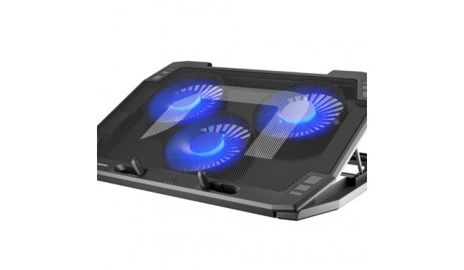 LAPTOP COOLER COOLING PAD NATEC ORIOLE 15.6-17.3" 3 FANS, LED LIGHT, 2 USB