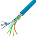 LAN CABLE 1GB/S 305M SOLID CCA BLUE LANBERG