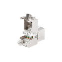 KEYSTONE MODULE TOOLLESS RJ45 CAT.7 FTP 180° LANBERG