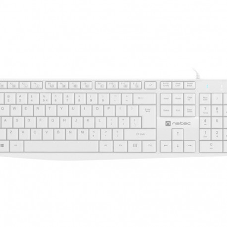 KEYBOARD NATEC NAUTILUS US LAYOUT WHITE