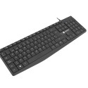 KEYBOARD NATEC NAUTILUS ES LAYOUT BLACK SLIM