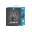 HEADSET NATEC DRONE WITH MICROPHONE BLACK INCORRECT PACKAGING