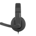 HEADSET NATEC RHEA WITH MICROPHONE BLACK
