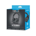 HEADSET NATEC RHEA WITH MICROPHONE BLACK