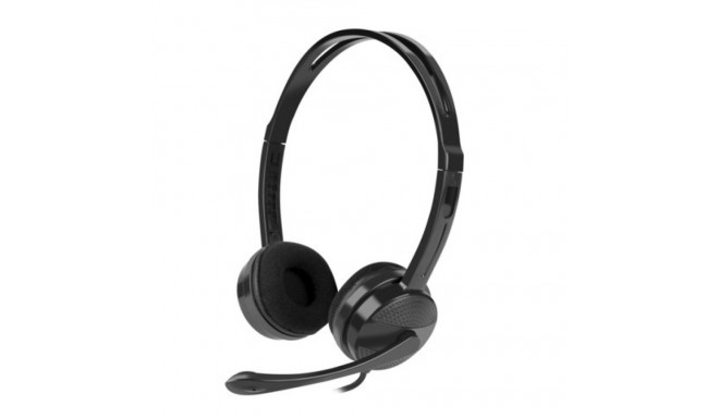 HEADSET NATEC CANARY GO WITH MICROPHONE BLACK