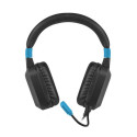 HEADSET FURY RAPTOR WITH MICROPHONE RGB ILLUMINATION BLACK-BLUE