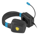 HEADSET FURY RAPTOR WITH MICROPHONE RGB ILLUMINATION BLACK-BLUE