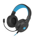 HEADSET FURY WARHAWK WITH MICROPHONE RGB ILLUMINATION BLACK-BLUE