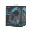 HEADSET FURY WARHAWK WITH MICROPHONE RGB ILLUMINATION BLACK-BLUE