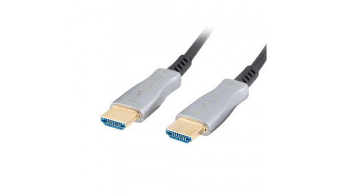 HDMI M/M V2.0 CABLE 50M OPTICAL BLACK AOC LANBERG