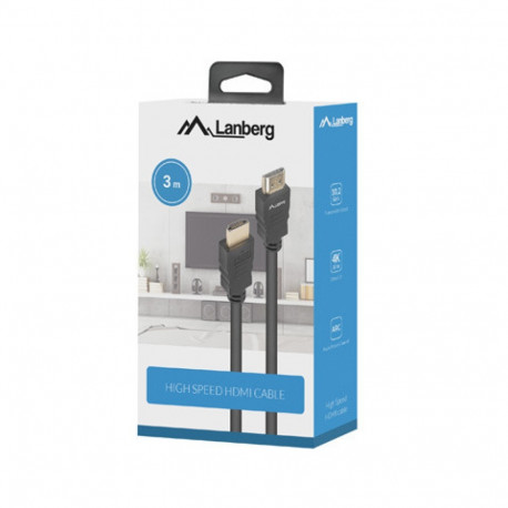 HDMI M/M V1.4 CABLE 3M CCS BLACK BOX LANBERG