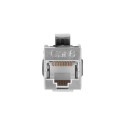 FEED-THRU KEYSTONE CONNECTOR RJ45->RJ45 CAT.6 FTP 90 LANBERG