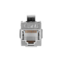 FEED-THRU KEYSTONE CONNECTOR RJ45->RJ45 CAT.6 FTP 90 LANBERG