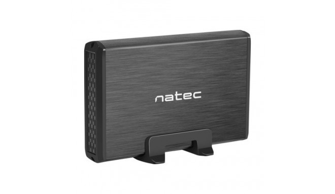 EXTERNAL HDD/SSD ENCLOSURE NATEC RHINO SATA 3.5" USB 3.0 ALUMINUM BLACK