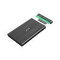 EXTERNAL HDD/SSD ENCLOSURE UGO MARAPI S120 SATA 2.5" USB 2.0 ALUMINUM GREY